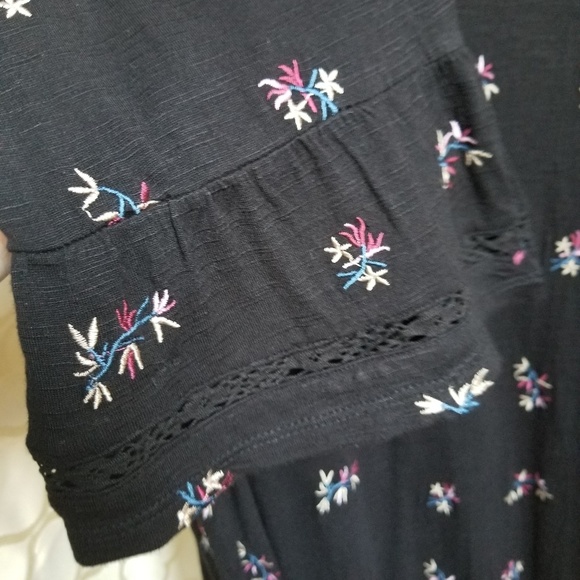 Lucky Brand- Multi Swiss Dot Blouse - Picture 2 of 8